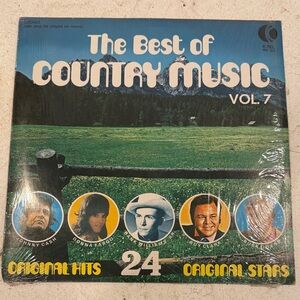 The Best of Country Music Vol. 7 – Blue/Green Vinyl Record Compilation